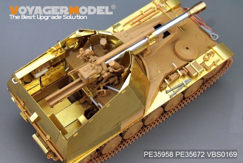 Maquette Voyager PE35958 Obusier automoteur allemand Wespe Basic de la Seconde Guerre mondiale pour TAMIYA 35200/35358 au 1/35 – image 10