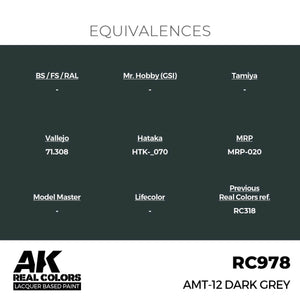 AK Interactive RC978 AMT-12 Dark Grey 17 ml – imagen 2