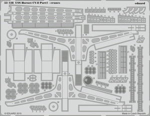 Eduard 53128 USS Hornet CV-8 part 1 - cranes MERIT 1/200