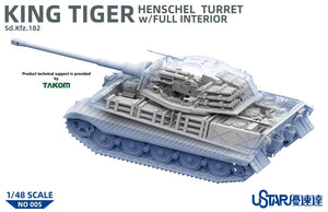 Suyata NO-005 King Tiger Henschel Turret With Full Interior 1/48 – immagine 3
