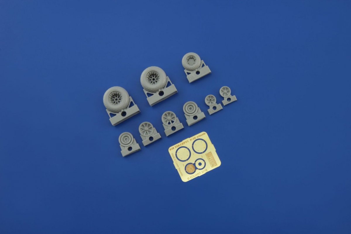 Eduard 648258 P-38 wheels ACADEMY 1/48 – Bild 5