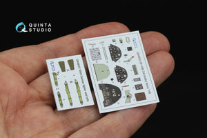 Quinta Studio QD48532 Bf 109E-3/4 3D-Printed &amp;amp; coloured Interior on decal paper (HobbyBoss) 1/48 – Bild 3