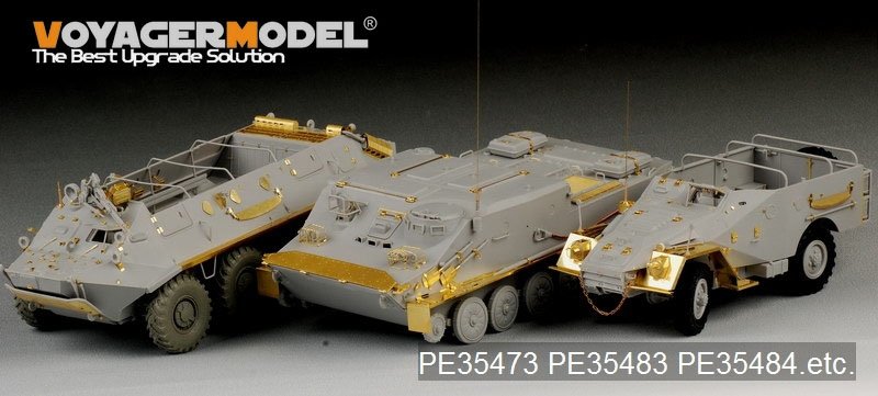 Maquette Voyager PE35484 BTR-40 APC russe moderne pour TRUMPETER 05517 1/35 – image 11