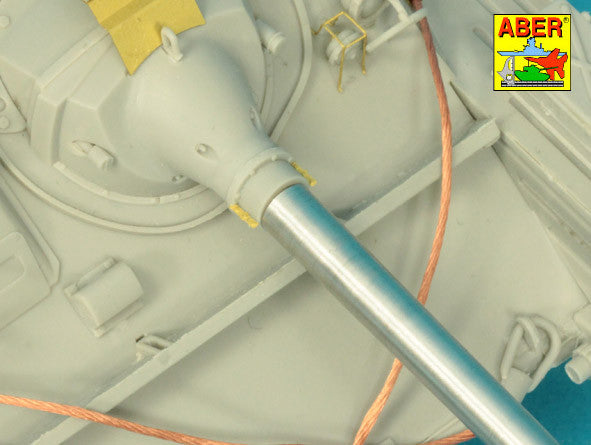 Aber 35L-367 85 mm D-70 Barrel without Muzzle Brake for Soviet Self-Propelled Gun ASU-85 1/35 – zdjęcie 7