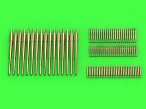 Master SM-350-096 HMS Ark Royal armament barrels - 4.5in (16pcs), 40mm POM-POM (48pcs), Vickers .50cal (32pcs) 1/350 – zdjęcie 2