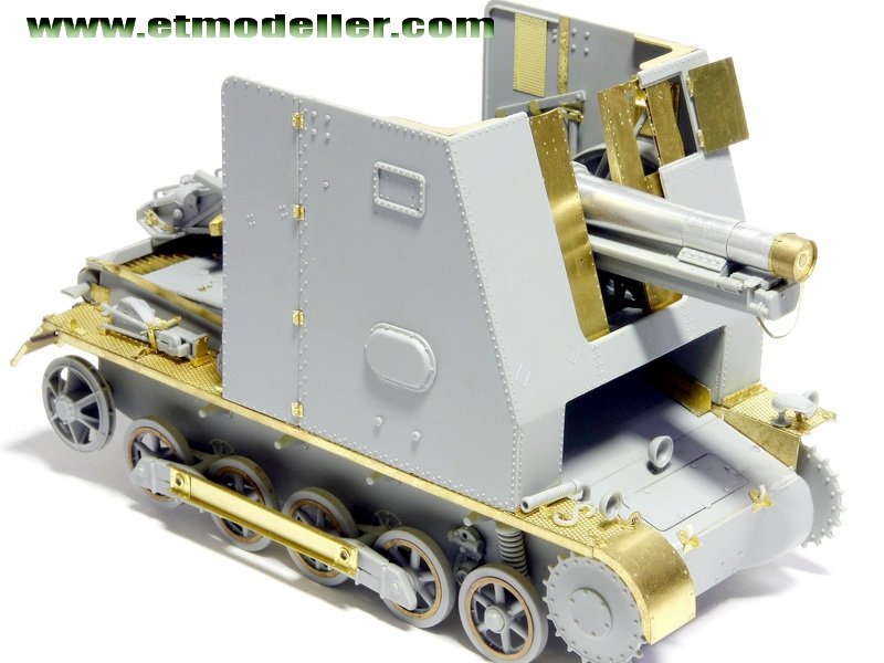 E.T. Model E35-007 WWII German Pz.Kpfw.I Ausf.B 15cm &amp;quot;BISON&amp;quot; (For DRAGON 6259) 1/35 – zdjęcie 2