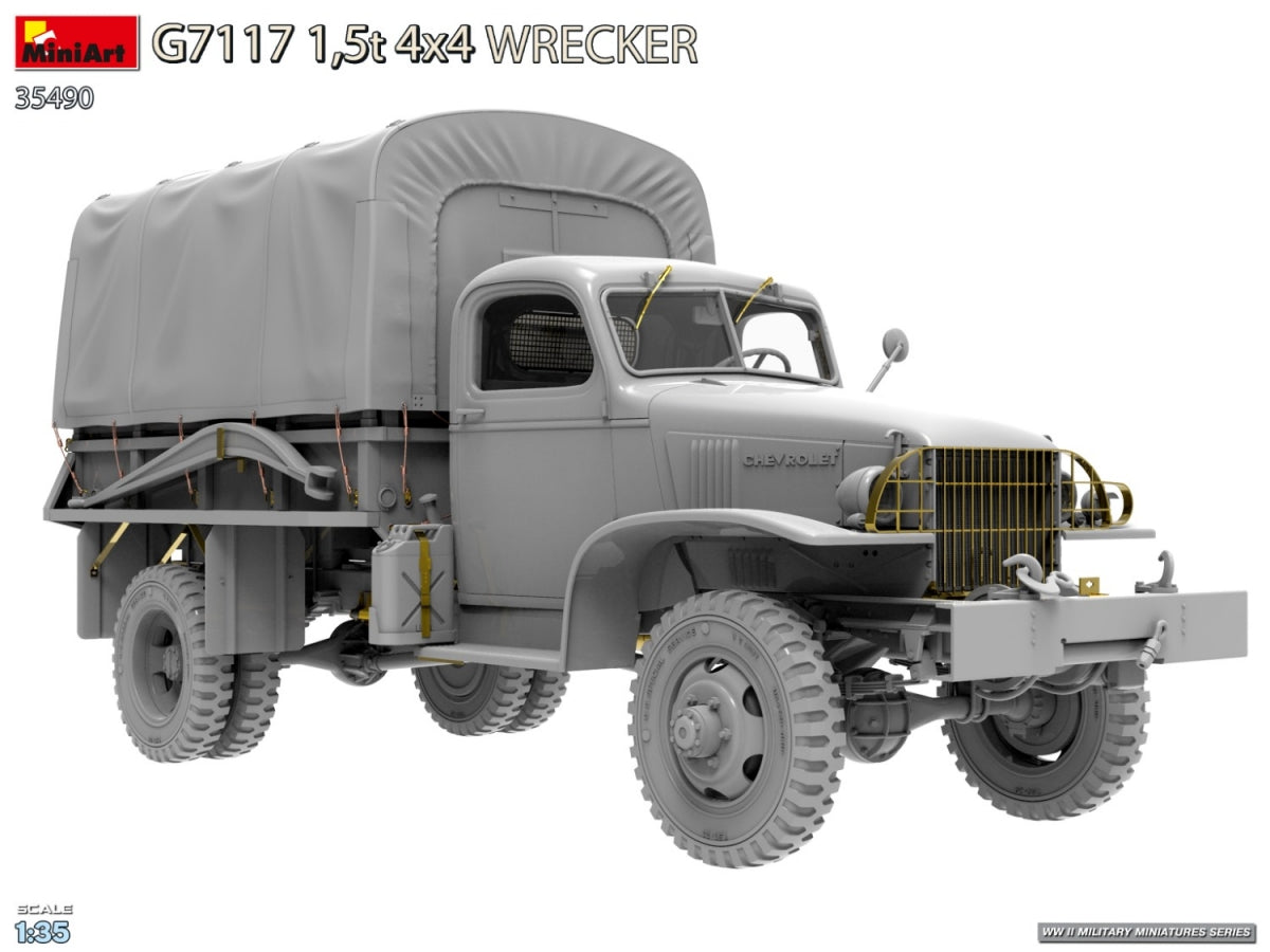 MiniArt 35490 G7117 1,5t 4x4 Wrecker 1/35 – immagine 2