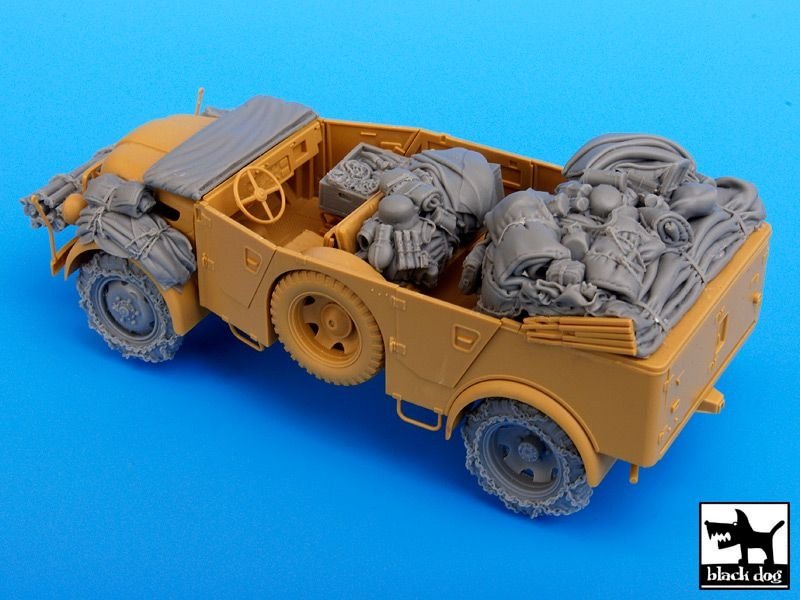 Black Dog T35042 Ensemble d&amp;#39;accessoires pour Steyr 1500A allemand, échelle 1/35 – image 2