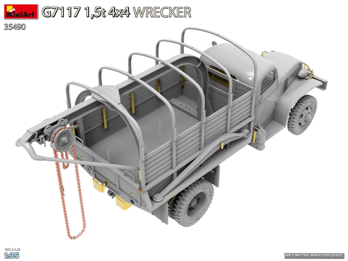 MiniArt 35490 G7117 1,5t 4x4 Wrecker 1/35 – immagine 8