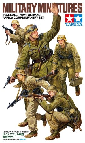 Tamiya 35314 Infanterie du Corps allemand Afrika (1/35) 