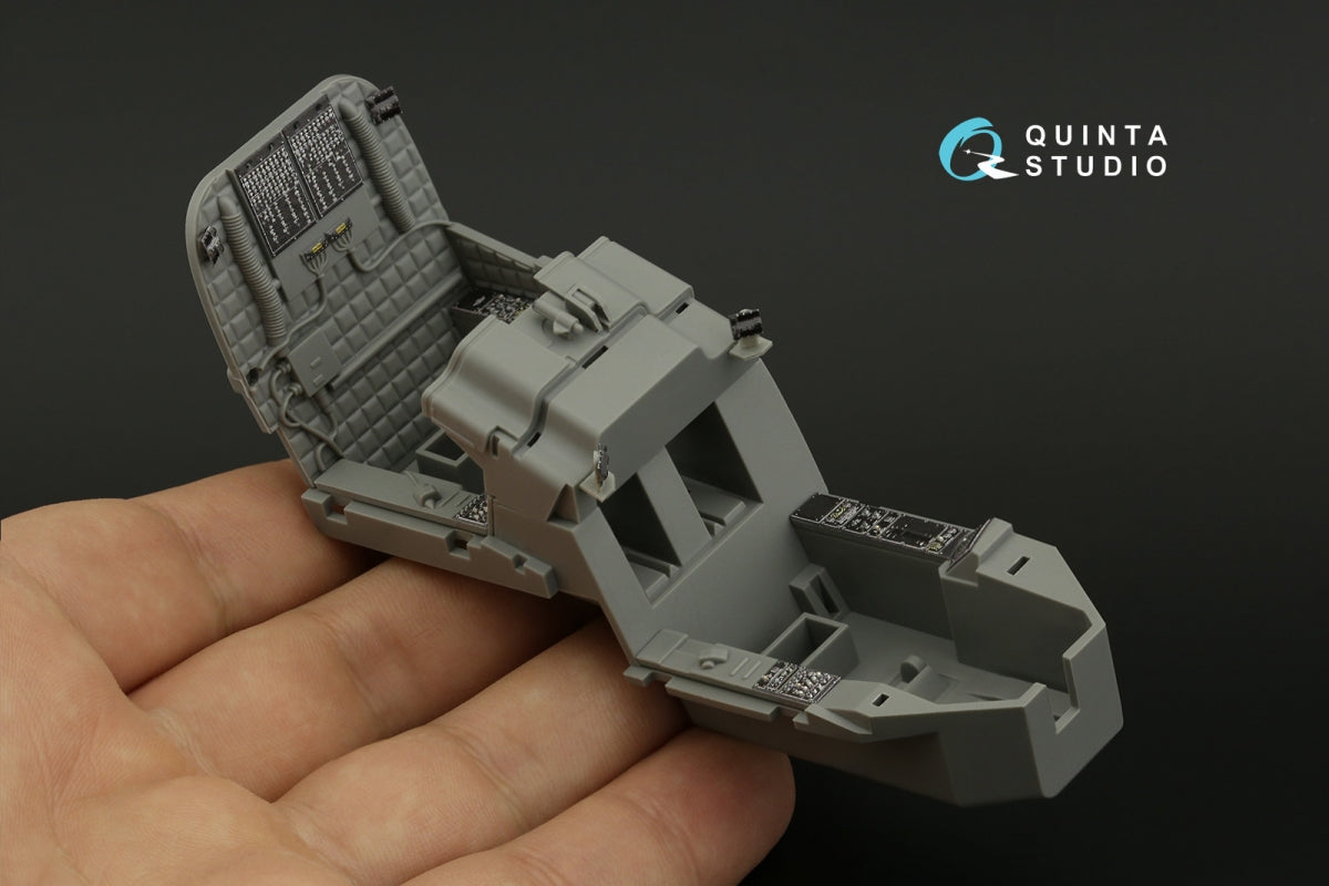 Quinta Studio QDS-35073 AH-64D/E 3D-Printed &amp;amp; coloured Interior on decal paper (Meng) (small version) 1/35 – Bild 11
