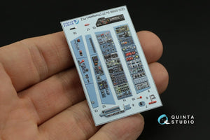 Quinta Studio QDS-32088 Su-27 3D-Printed &amp;amp; coloured Interior on decal paper (Trumpeter) (small version) 1/32 – immagine 3