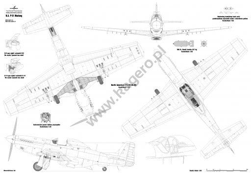 Kagero 7028 North American P-51 Mustang B/C/D/K models EN/PL – Bild 3