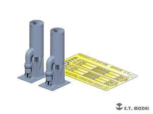 E.T. Model P35-233 Exhaust Muffler (Flammvernichter) for Panther G Late 1/35 – immagine 4