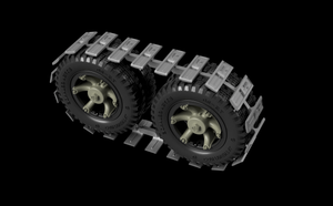 Panzer Art TR35-029 Snow&amp;amp;Mud tracks for German 3 axle trucks 1/35