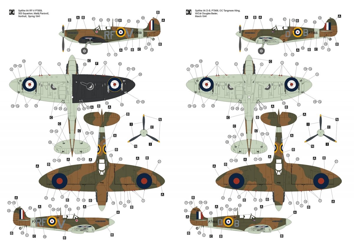 Hobby 2000 32002 Supermarine Spitfire IIA w/Rotol Propeller 1/32 – Bild 6