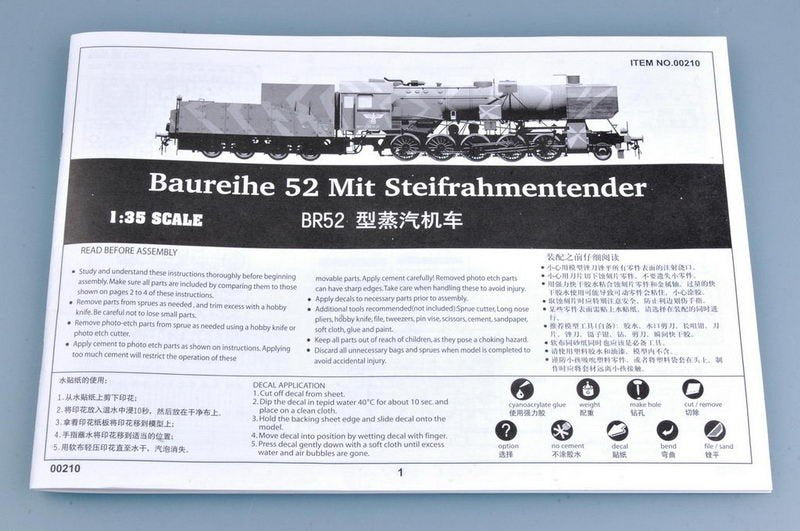 Trumpeter 00210 Kriegslokomotive BR52 1/35 – imagen 2