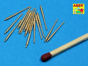 Aber 350L-13 Set of 16 pcs 105 mm SFLAK barrels SKC/33 used in C/31 mount for German war ships 1/350 – immagine 2