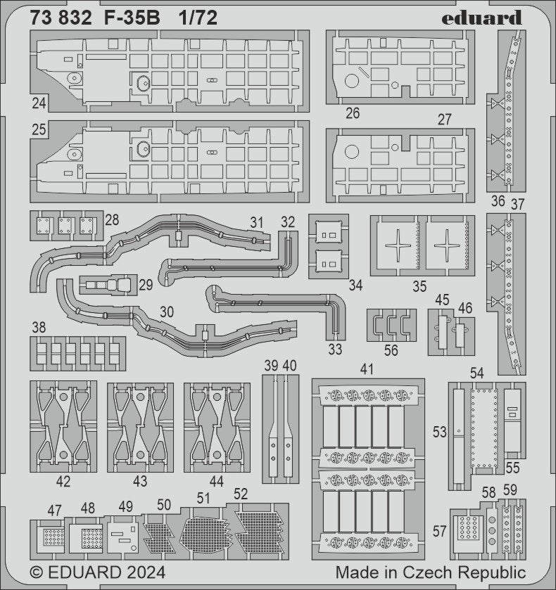 Kit de détails Eduard BIG72184 pour F-35B Tamiya au 1/72 – image 5