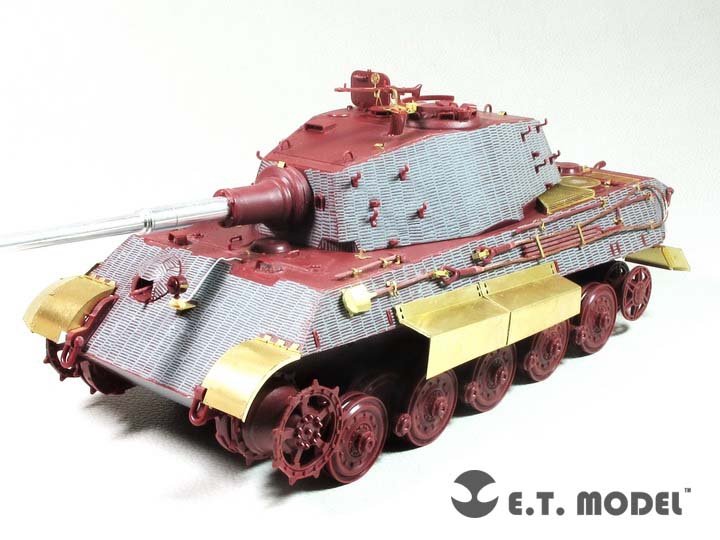 E.T. Model E35-259 WWII German KING TIGER（Henschel Turret）Basic (For MENG Kit) 1/35 – imagen 2