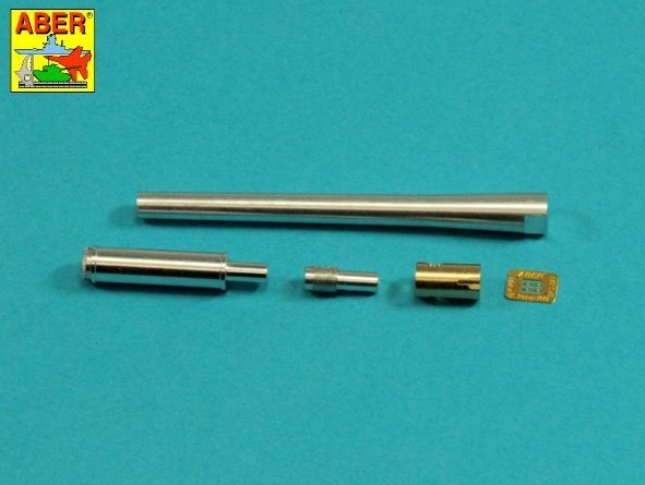 Aber 35L-284 90mm M-36 z cylindrycznym hamulcem do amerykańskiego czołgu M47 Patton bez pokrowca na jarzmo Takom/Italeri 1/35