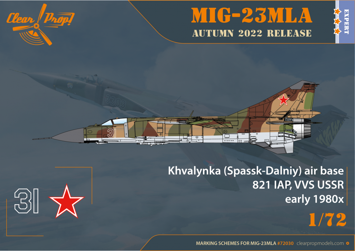 Clear Prop! CP72030 MiG-23MLA Flogger-G EXPERT KIT 1/72 – Bild 5