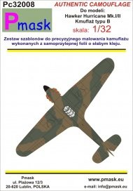P-Mask PC32008 Hurricane Type B - camouflage (1/32) 