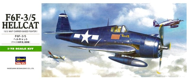 Hasegawa B11 F6F-3/5 Hellcat 1/72