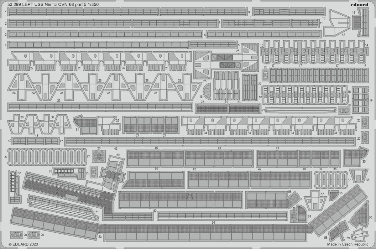 Eduard BIG5370 USS Nimitz CVN-68 PART II TRUMPETER 1/350 – Bild 5