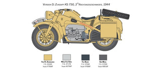 Italeri 7406 ZUNDAPP KS 750 with Sidecar 1/9 – Bild 6