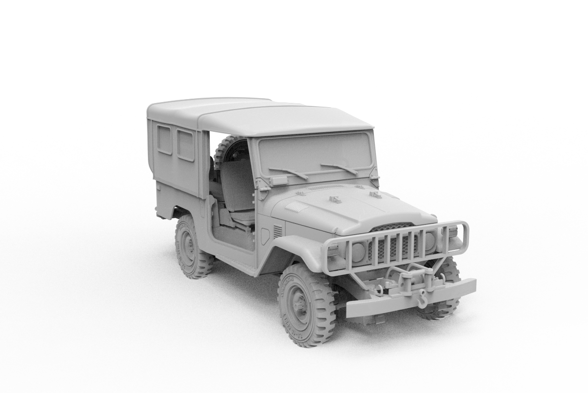 AK Interactive AK35004 FJ43 SUV WITH SOFT TOP IDF &amp;amp; LAF 1/35 – Bild 4