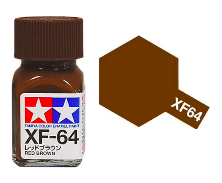 Peinture émail Tamiya XF64 Rouge Brun (80364)