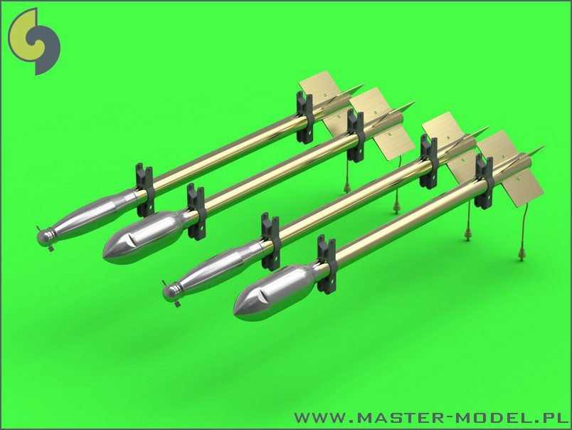 Master AM-24-013 Additional types of warheads for British RP-3 Rocket (60LB F, 25LB SAP, 25LB AP) 1/24 – Bild 3