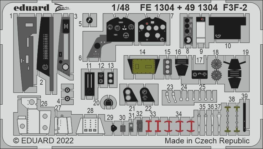 Eduard BIG49352 F3F-2 ACADEMY 1/48 – Bild 5