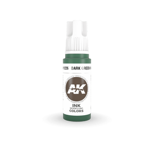 AK Interactive AK11226 DARK GREEN – INK 17ml – immagine 2