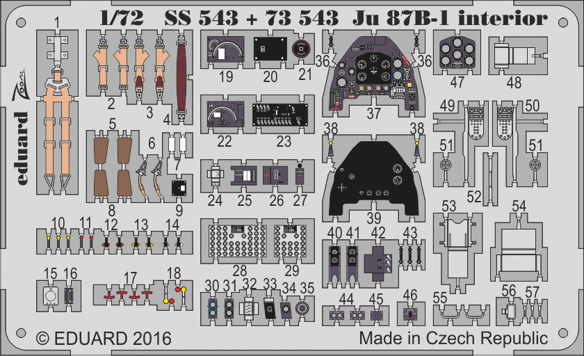 Eduard 73543 Ju 87B-1 1/72 AIRFIX – imagen 2