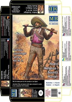 Master Box 35205 Outlaw. Gunslinger #3: Pedro Melgoza Bounty Hunter 1/35 – imagen 2