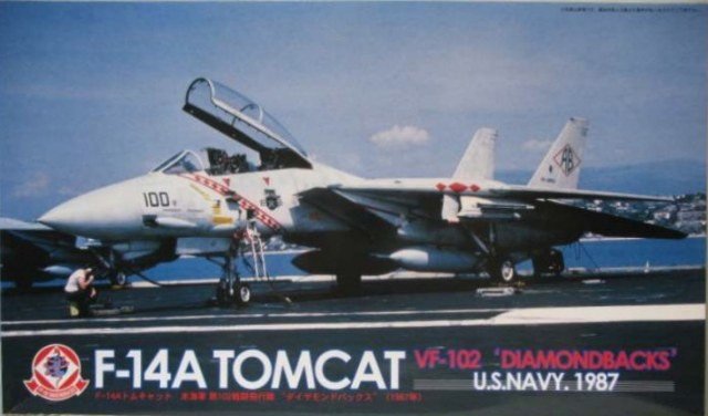 Fujimi 28013 F-14A Tomcat VF-102 Diamondbacks 1/72
