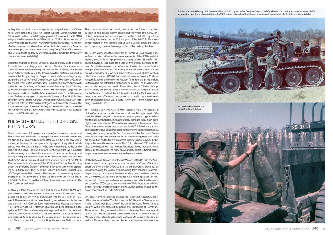 AK Interactive AK130007 AMERICAN ARTILLERY IN VIETNAM EN – immagine 7