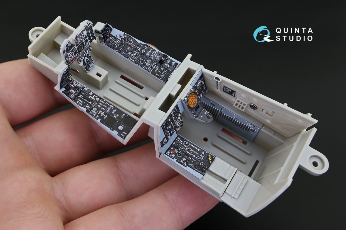 Quinta Studio QD32037 F-4J 3D-Printed &amp;amp; coloured Interior on decal paper (for Tamiya kit) 1/32 – immagine 3