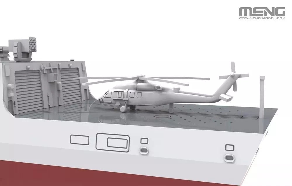 Meng Model PS-009 Chinese Type 055 Guided Missile Destroyer 1/700 – imagen 6