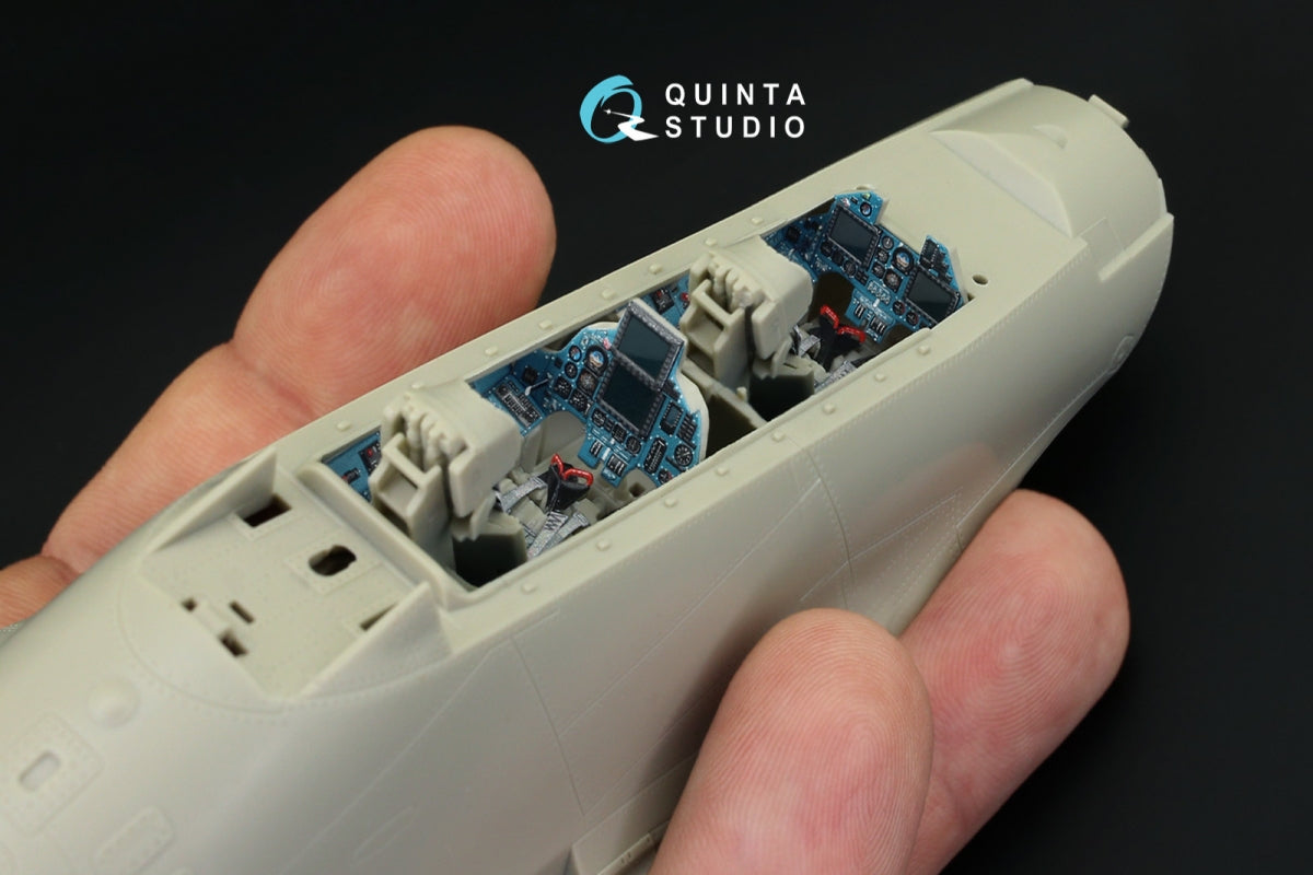Quinta Studio QD48212 Su-30MKK 3D-Printed &amp;amp; colored Interior on decal paper (KittyHawk) 1/48 – image 10