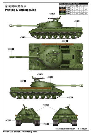 Trumpeter 05547 Char lourd soviétique T-10A 1/35  – image 3