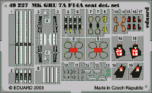 Eduard 49227 F-14A ejection seat 1/48 Hasegawa