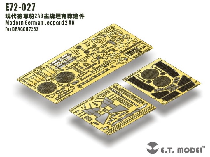 ET Model E72-027 Modern German Leopard 2 A6 For DRAGON 7232 1/72 – image 4