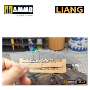 Liang 0009 Chipping Effects Airbrush Stencils – Bild 7