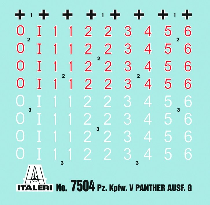 Italeri 7504 PZ. KPFW. V PANTHER AUSF.G 1/72 – Bild 7