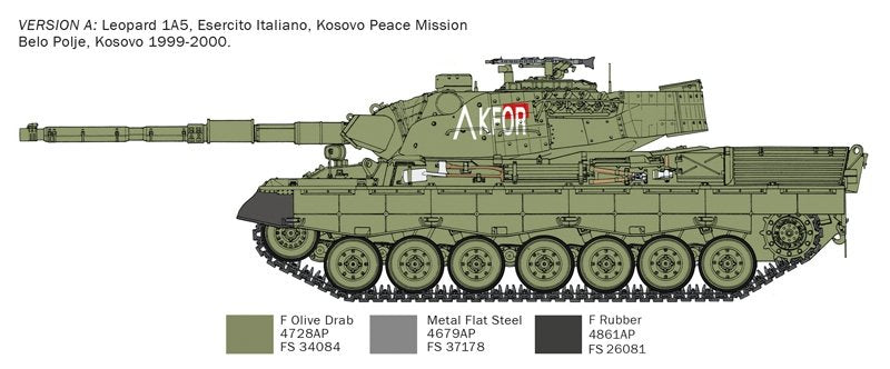 Italeri 6481 LEOPARD 1 A5 1/35 – image 3