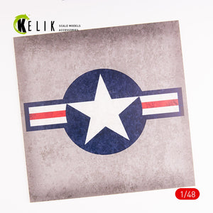 KELIK KS48027 US Roundel - Acrylic 3 mm (240 x 240 mm) (190g) 1/48 – zdjęcie 4