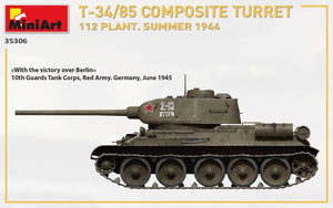 MiniArt 35306 T-34/85 COMPOSITE TURRET. 112 PLANT. SUMMER 1944 1/35 – immagine 14